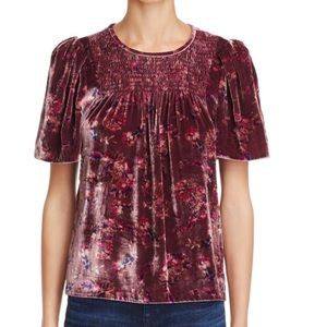 Rebecca Taylor Velvet Top